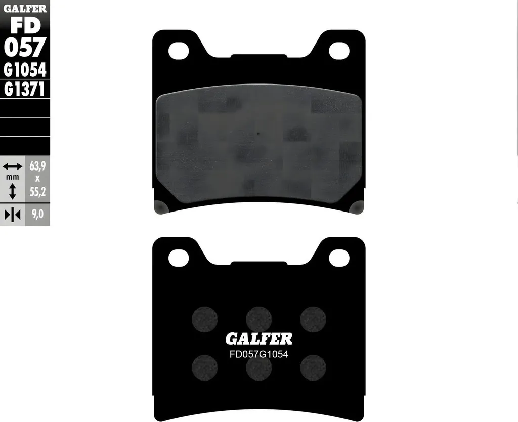 Plaquettes de frein avant pour restauration moto Yamaha 1983-1997