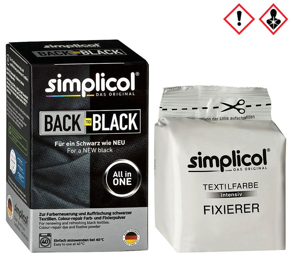 Simplicol Obnovující a osvěžující barva Back to Black 400g Obrázek produktu 