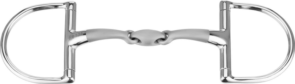 Sprenger SATINOX Pony D Ring 14 mm doppelt gebrochen Edelstahl, Größe:115 mm