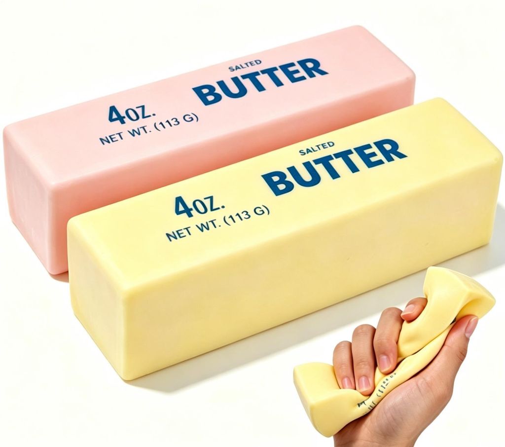 2 kusy měkké hračky "Butter Squishy", stlačitelné hračky, Obrázek produktu 