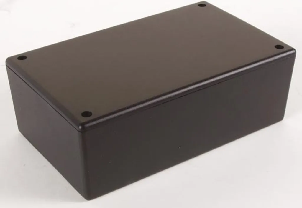 Boîtier Électronique ABS Noir 160x95x55 mm - Résistant et Hermétique