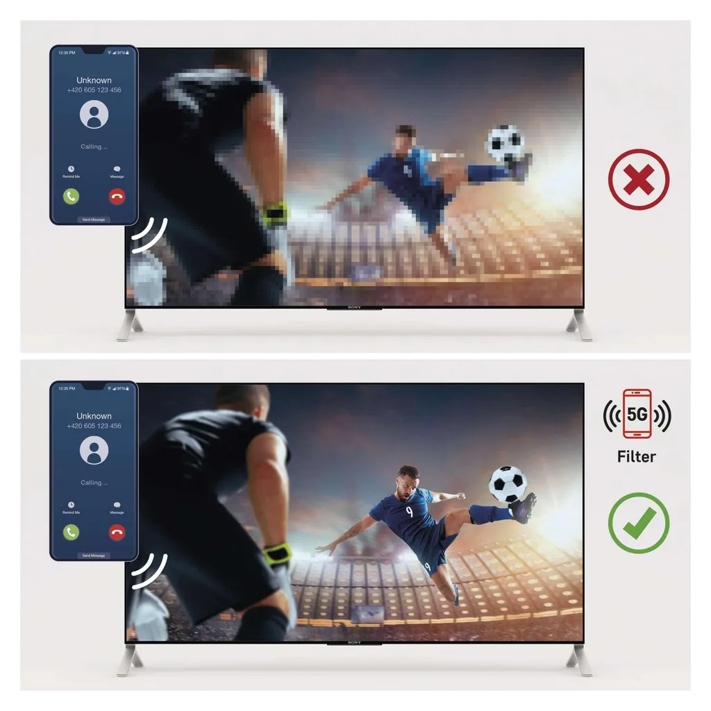 Antenne Extérieure Anti-Interférences 5G DVB-T2 Réception 200km EMOS - 7