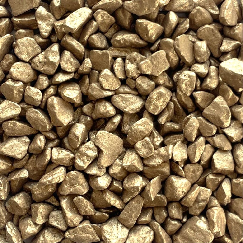 DEKOSTEINE metallic 9-13mm. 500g. GOLD Produktbild 