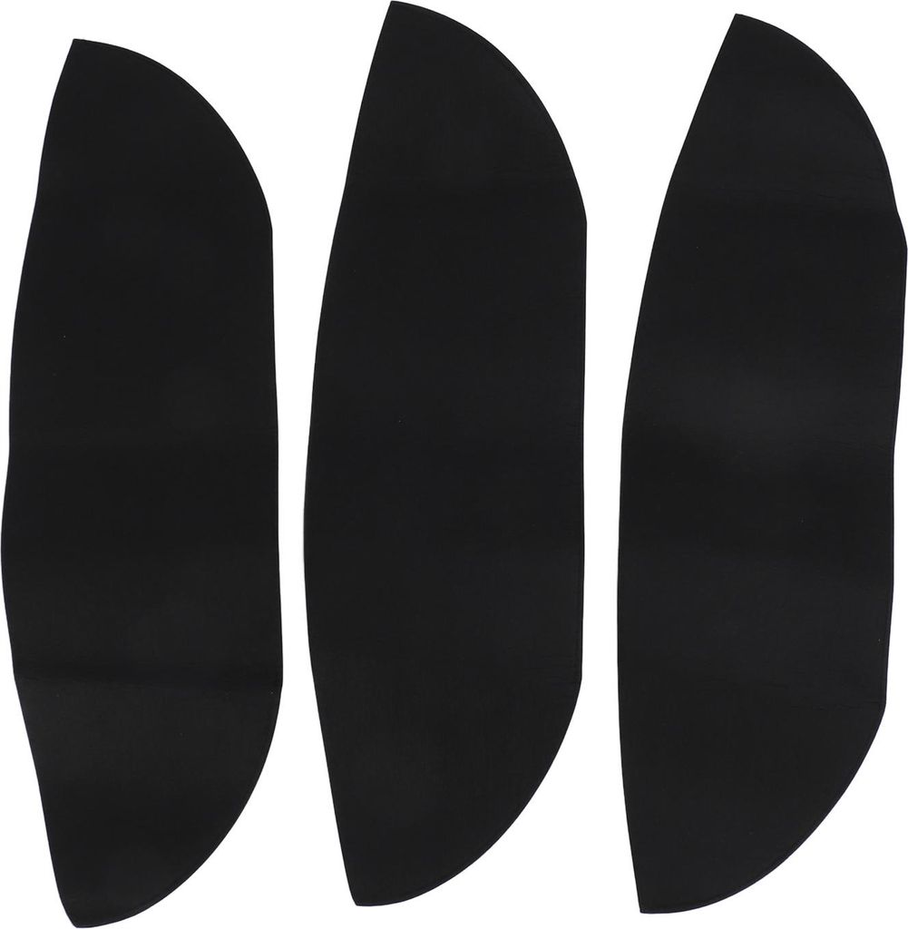 3PCS Planter Basket Liner Filz Stoff Fenster Box Liner Ersatz für hängende Pflanze Blume Garten Zaun Schwarz 76.1cm/30in