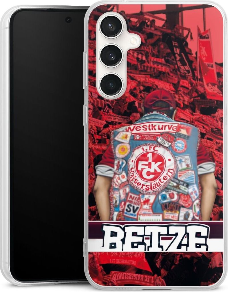 DeinDesign Handyhülle für Samsung Galaxy S23 FE Silikon Hülle Case Smartphone Schutzhülle 1. FC Kaiserslautern 1. FCK Offizielles Lizenzprodukt