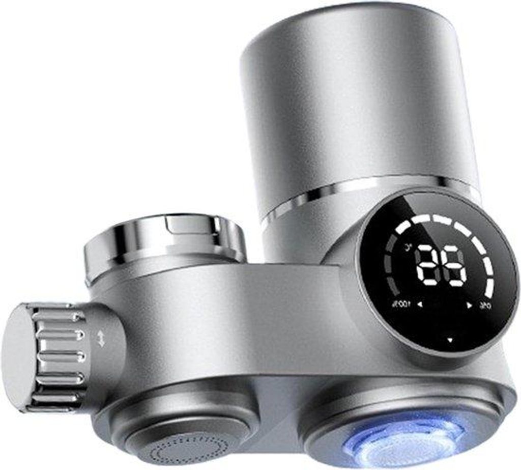 Wasserfilter mit LED-Anzeige für Zuhause und Küche entfernt Chlor und Schwermetalle