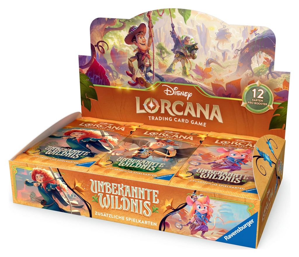 Disney Lorcana Unbekannte Wildnis Display (24 Booster) Produktbild 