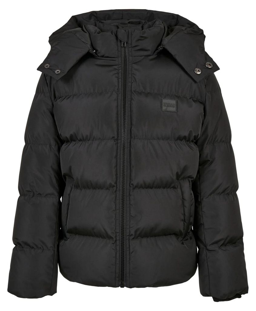 Urban Classics - Steppjacke mit Kapuze für Jungen TN249 (116) (Schwarz)