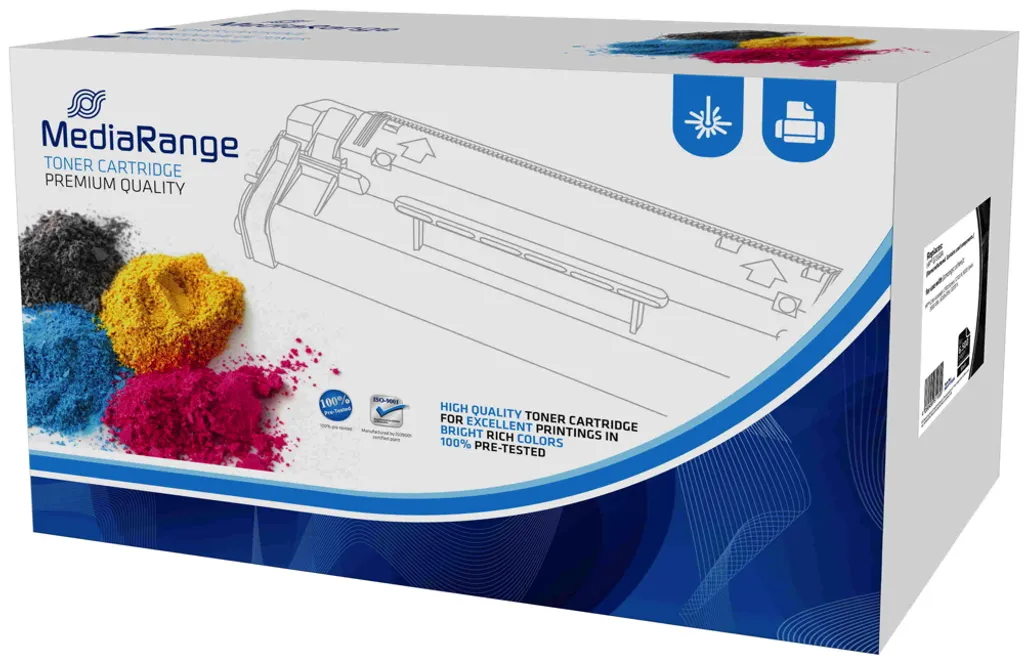 Toner Q7560A noir MediaRange compatible pour impression de bureau nette