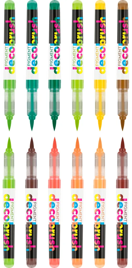 Acquista Karin Pigment Decobrush Nature: 12 Colori Acrilici Premium