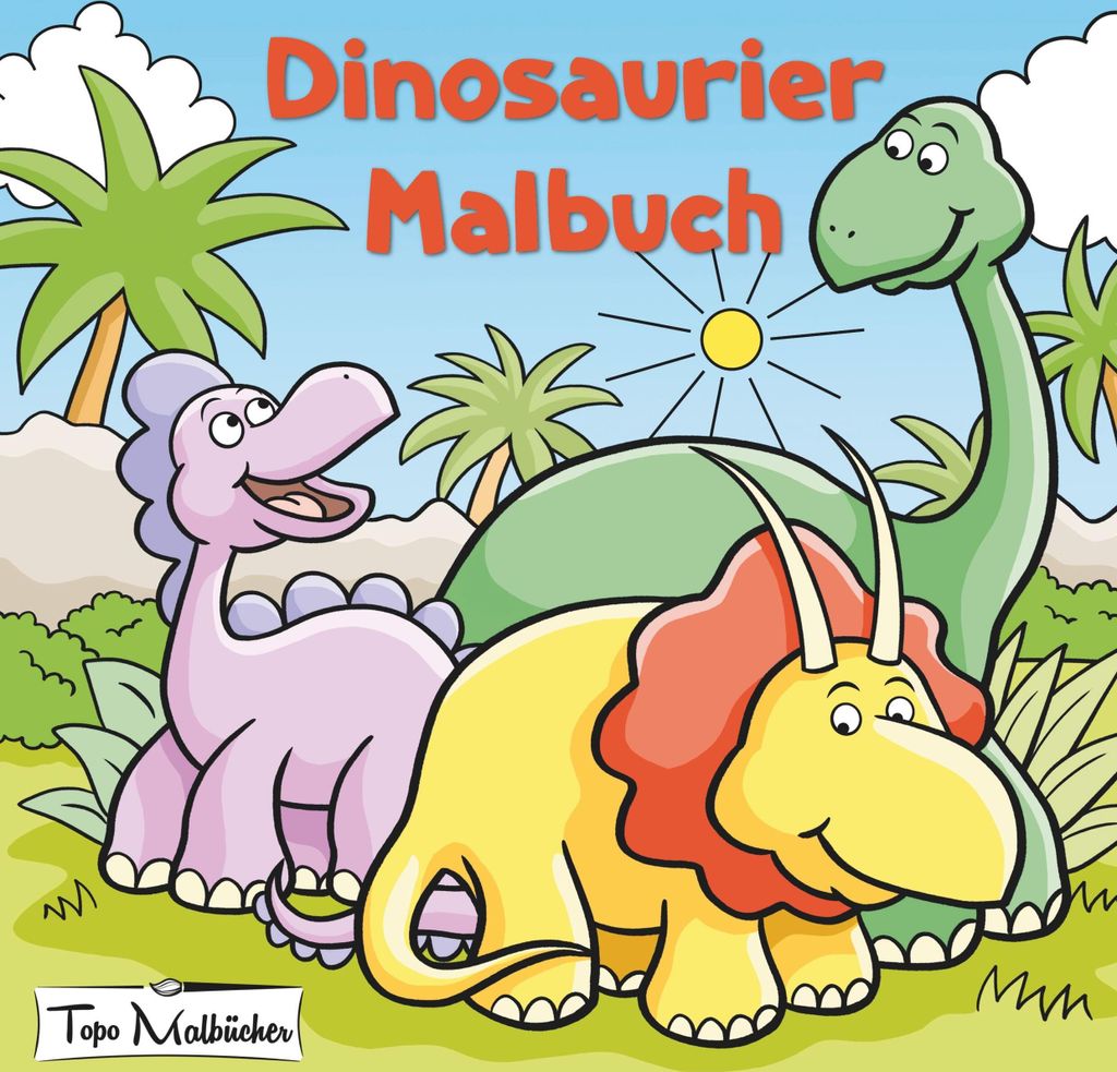 Dinosaurier Malbuch