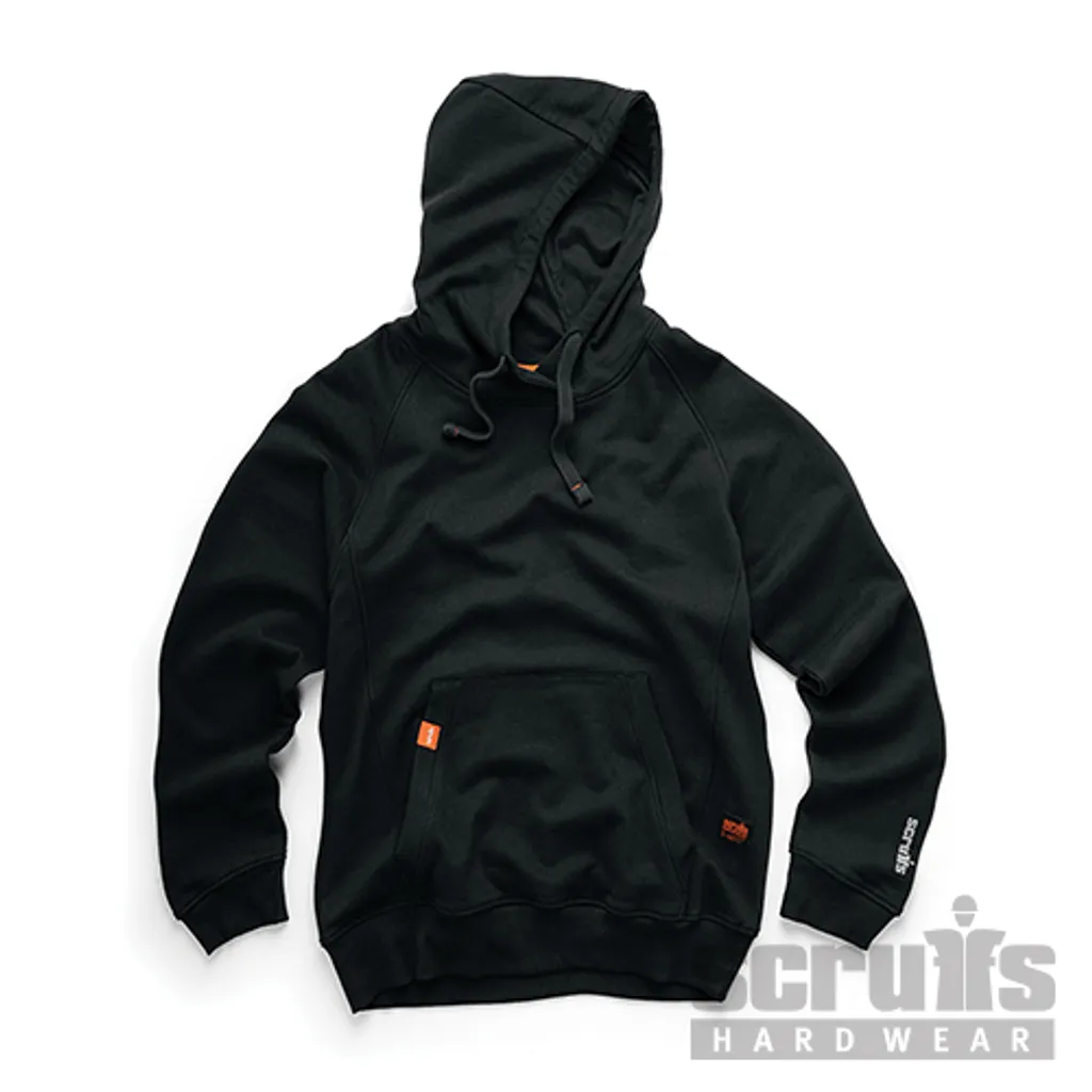 Sweat Scruffs Eco Worker Noir XL en textile recyclé haute densité