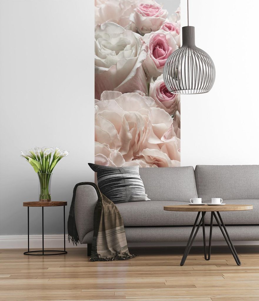 Digitaldruck Vlies Fototapete - Englische Rosen - Größe 100 x 280 cm
