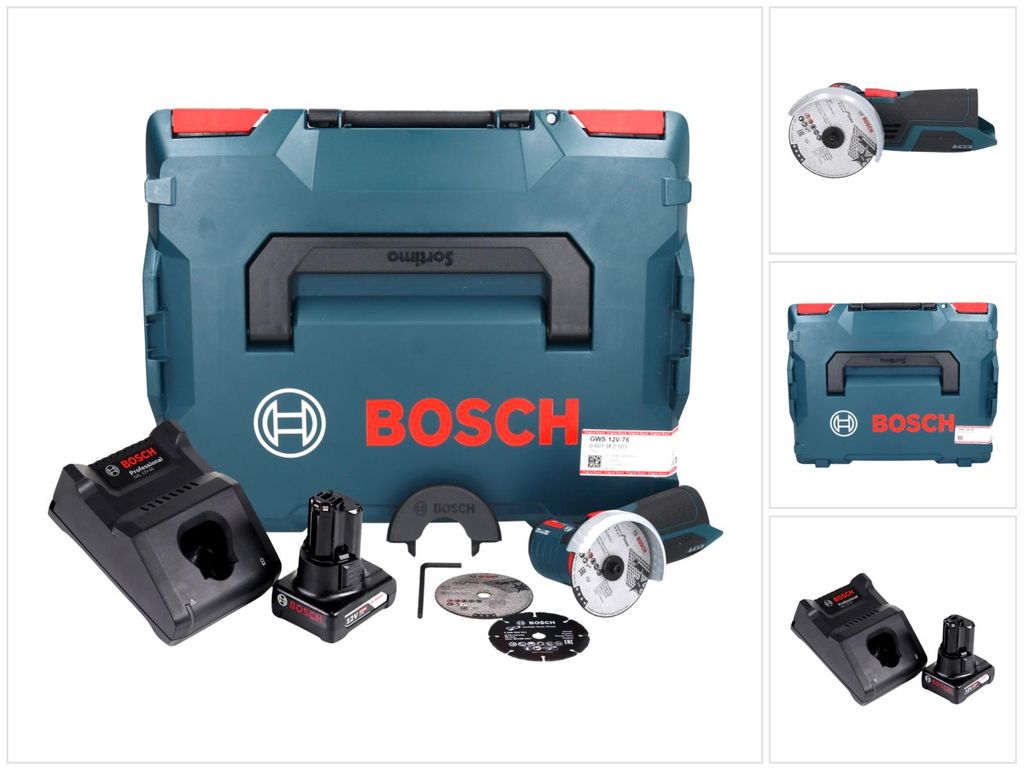 Bosch GWS 12V-76 Professional Akku Winkelschleifer 12 V 76 Produktbild 