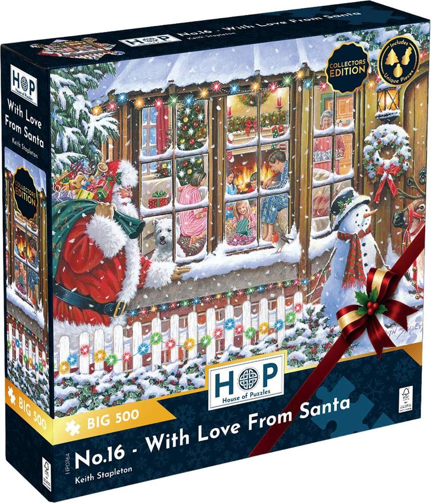 Nr. 16 – Mit Liebe vom Weihnachtsmann – Großes 500-Teile-Puzzle