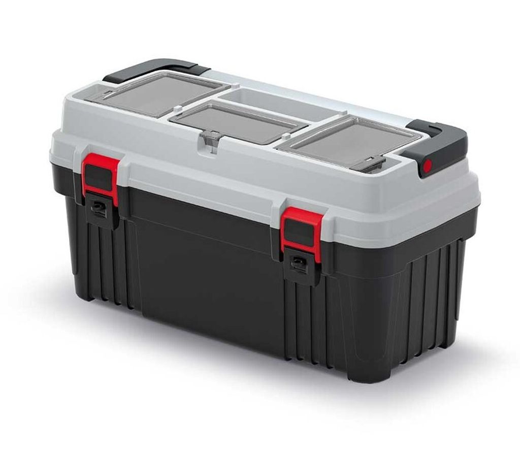 Kufr na nářadí s kov. držadlem OPTIMA 586x296x305 mm - Image du produit 