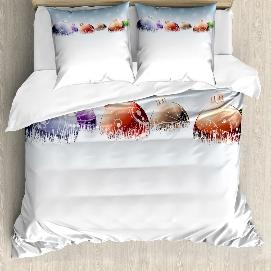 Set Letto Invernale ABAKUHAUS 200x200 - Paesaggio Innevato Chic