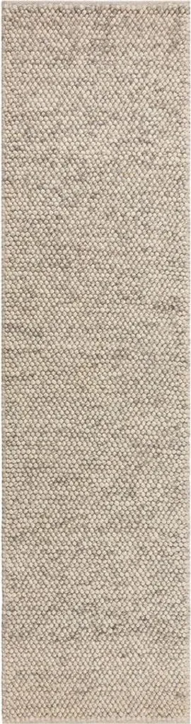 Tapis Minerals 60x230 cm - Gris Clair - Tissage Artisanal Premium