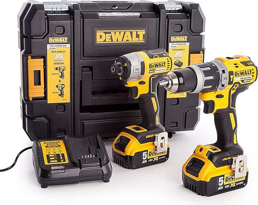 Pack 18V Schlagbohrmaschine DCD796 und Schlagschrauber Produktbild 