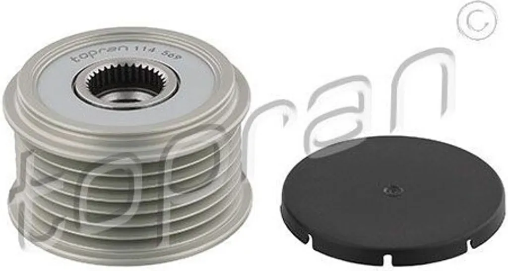Poulie alternateur débrayable compatible Touareg Cayenne 021903119J TOPRAN