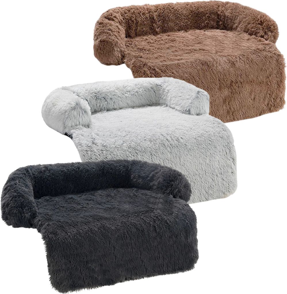 Hundematte Comfy Plüsch Hundebett taupe 115 x 95 cm