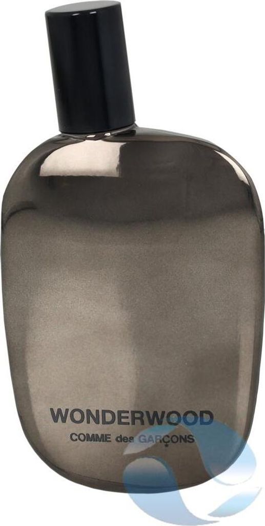 A bottle of Comme des Garçons Wonderwood Eau de Parfum.