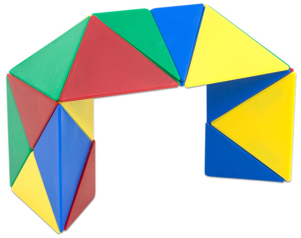 Betzold - Magnetwürfel aus 24 farbigen Tetraedern - Produktbild 6