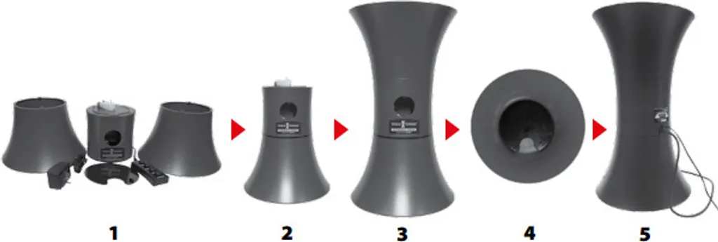 Lanceur de Balles Joola Ipong V300 Bleu avec Oscillation Variable - 2