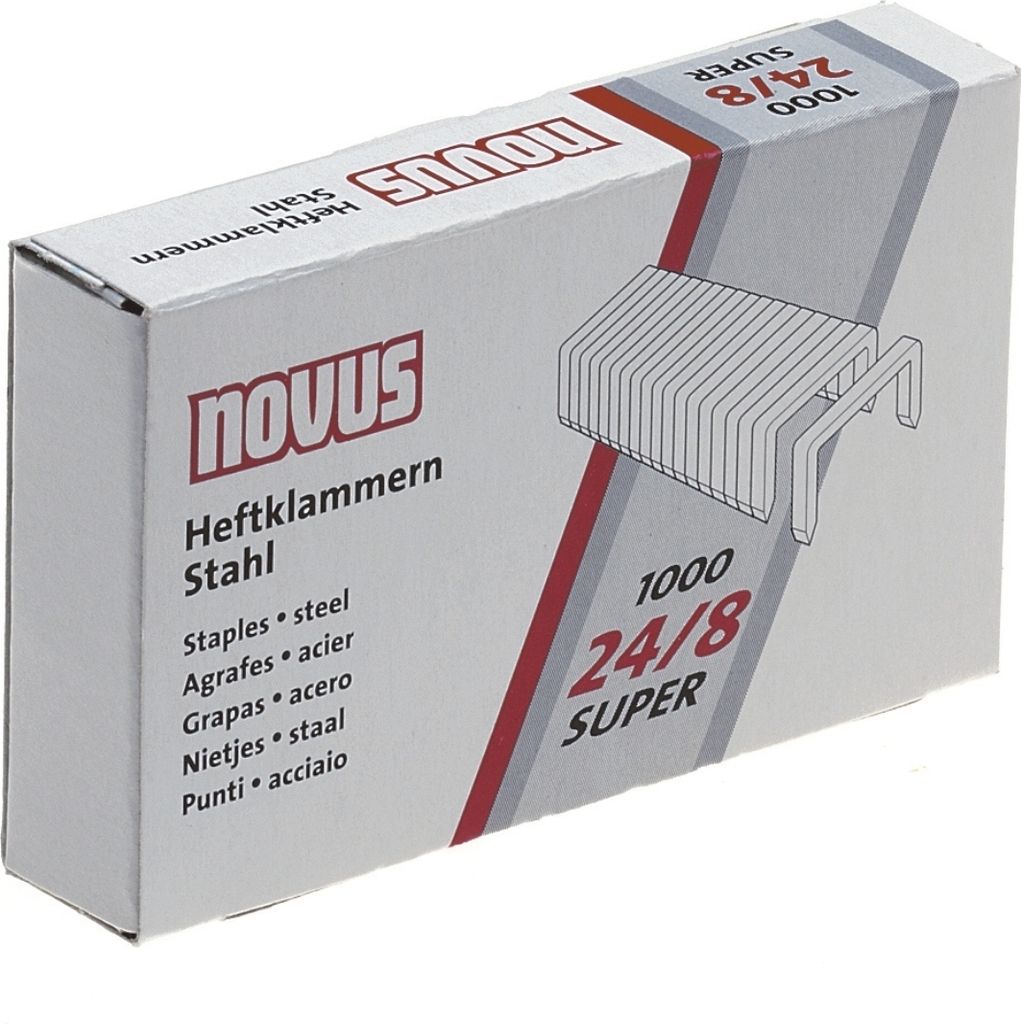 Heftklammern 24/8 verzinkt VE=100x1000 Stück