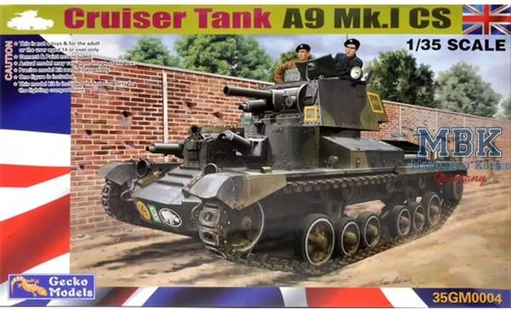 Maquette de Char Britannique A9 Mk. ICS pour Diorama Seconde Guerre 1/35