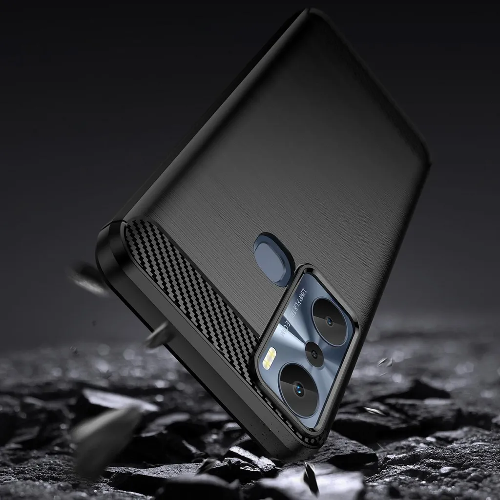 Custodia KARBON Infinix Hot 20i Nero - Protezione Blindata Anti-Urto - 6