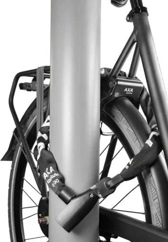 Antivol Absolute chaîne acier 8 mm gainé polyester noir 110 cm de long - 10