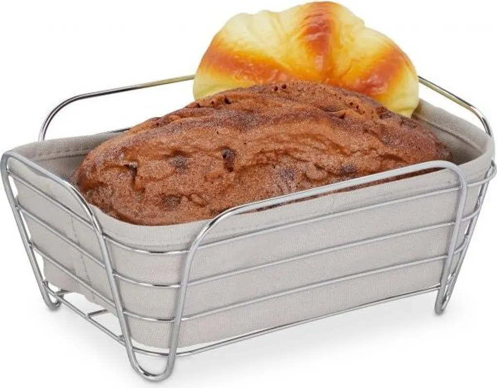 Cestino Pane Metallo Retrò - Il Sapore del Pane Fresco come una Volta - 1