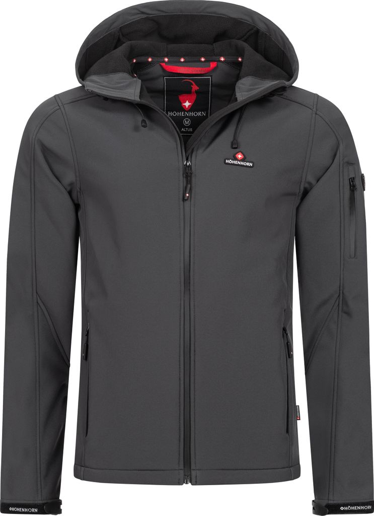 Höhenhorn Altus Herren Softshell Jacke Steel-Grey Gr. 3XL Produktbild 