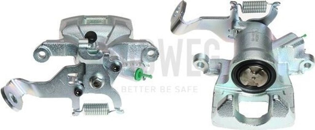 BUDWEG CALIPER Bremssattel Hinten Rechts für MAZDA 6 Kombi (GJ, GL) 345015