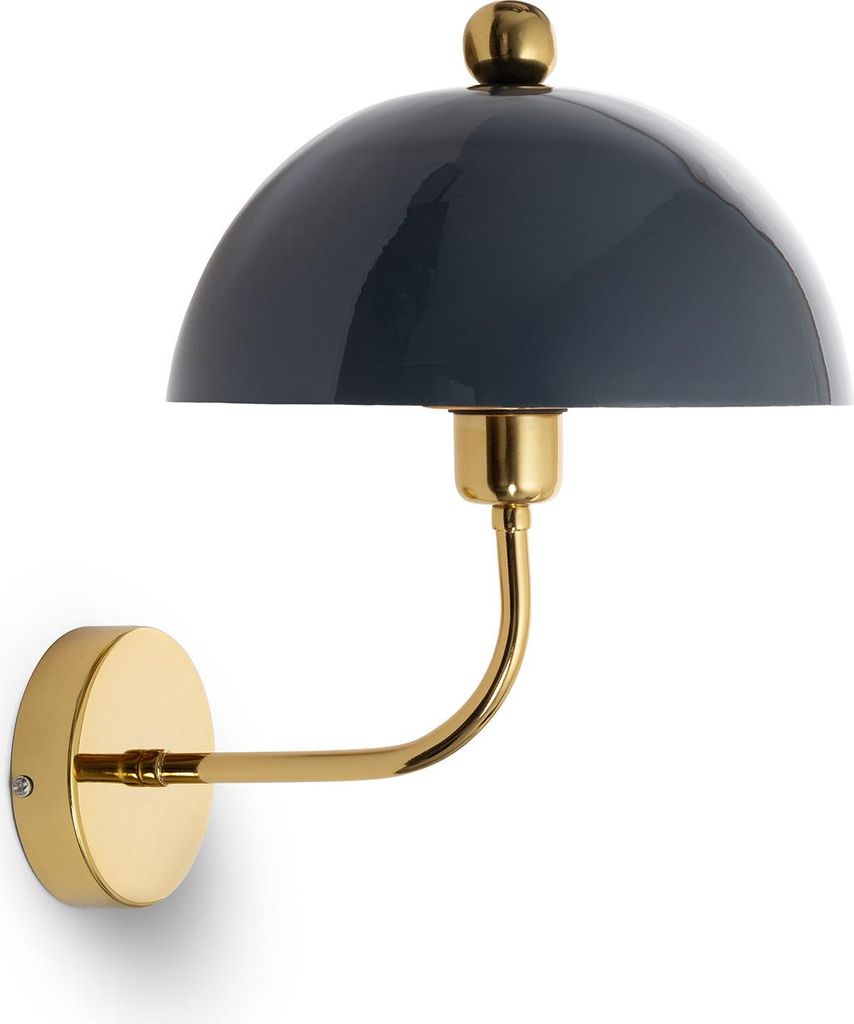 Wandleuchte aus Metall Onkar Blau