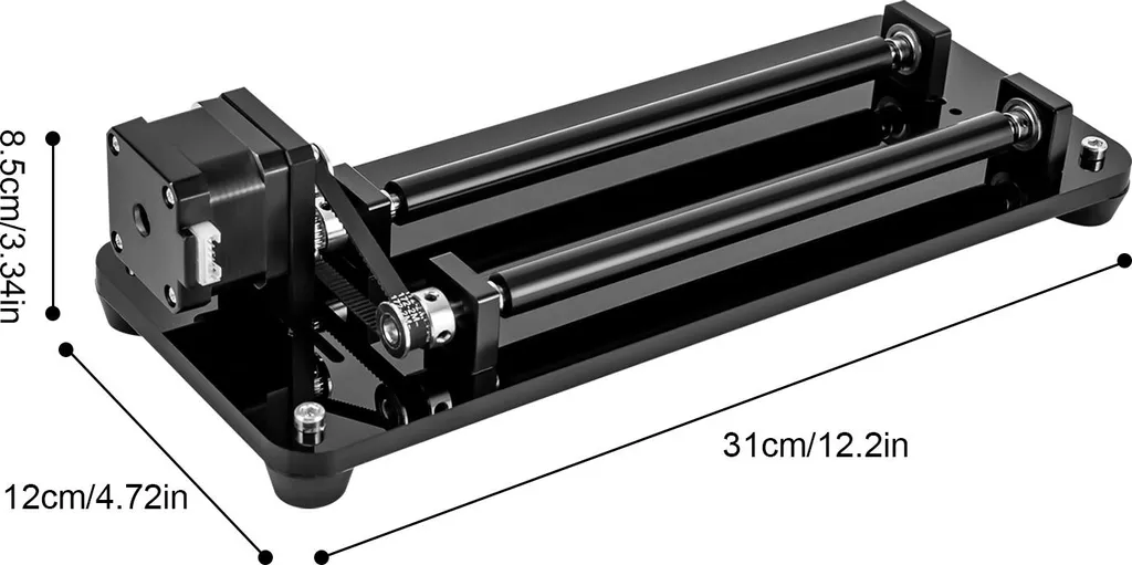 Module rotatif pour graveur laser - Accessoire de gravure ajustable - 3