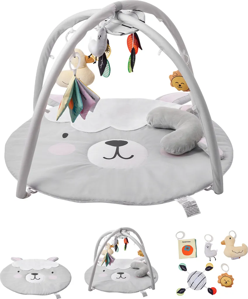 Tapis d'éveil VEVOR 995x830x550 mm avec 5 jouets et canard musical