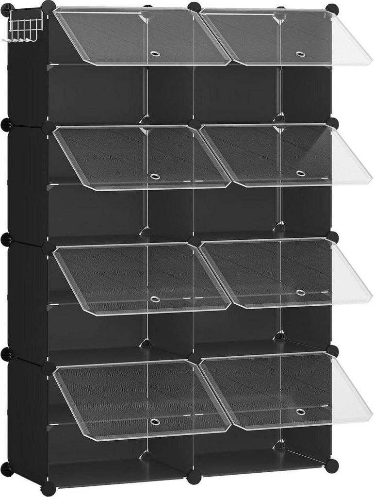 HOOBRO Schuhregal mit Tür für 32 Paar Schuhe 80 x 30 x 120 Produktbild 