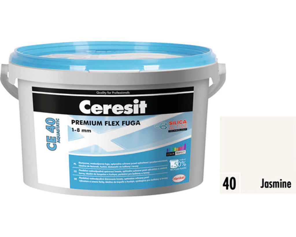 Spárovací hmota CERESIT CE 40 Aquastatic 2 kg 40 jasmínů Obrázek produktu 