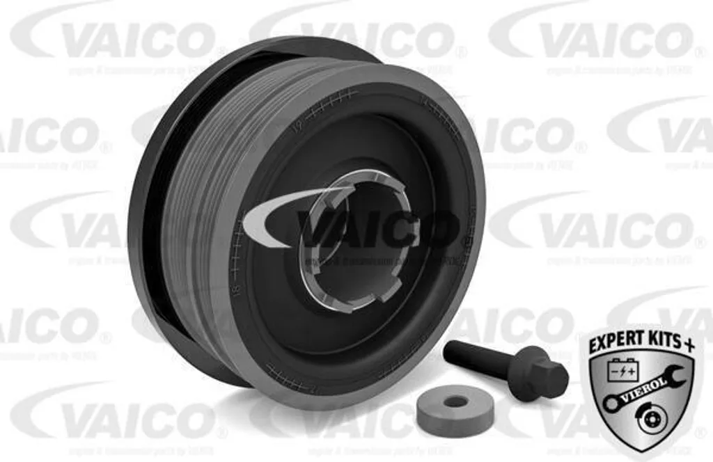 Poulie Damper Vilebrequin pour BMW Serie 3 E90 et X3 VAICO V20-9516 Kit