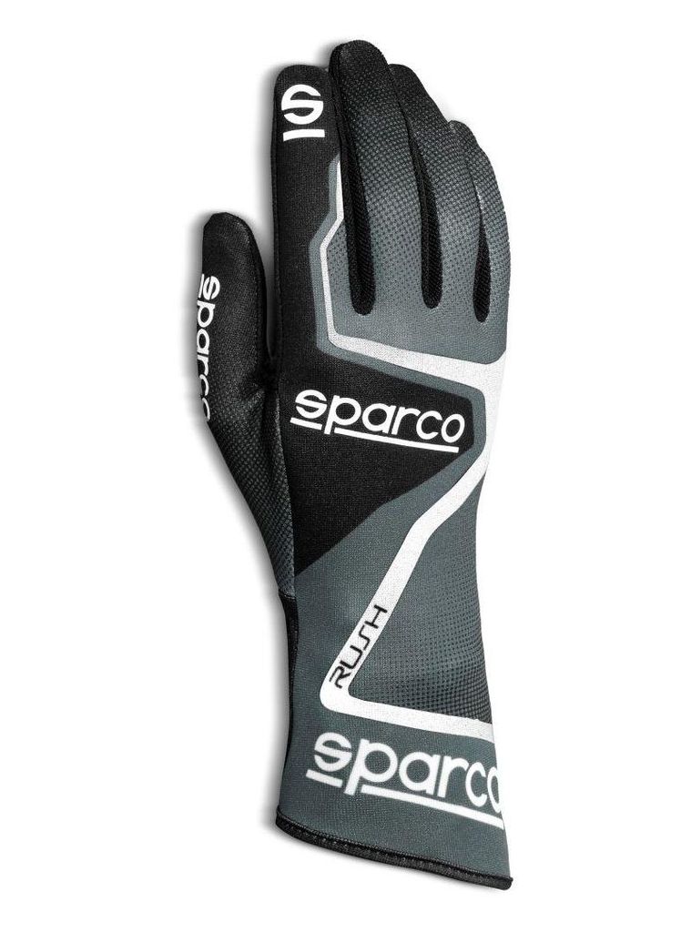 Superangebot: Sparco Rush Karthandschuhe, Größe XXL, Schwarz und Grau