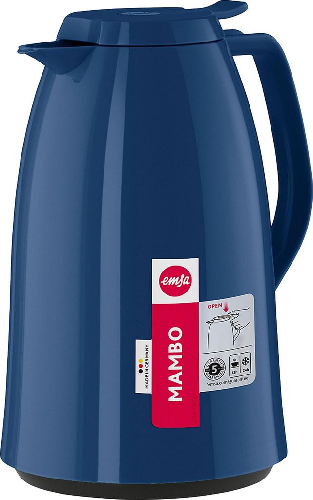 EMSA Mambo, 1,5 L, Modrá, Polypropylén (PP), Sklo, 12 h, 24 Obrázok produktu 