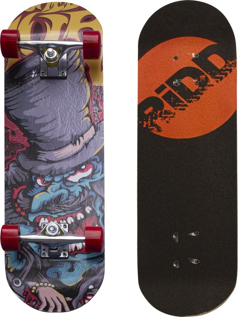 RiDD Skateboard 28 Zoll – Double Kick Tail – Ahornholz & ABEC 7 Lager Monster