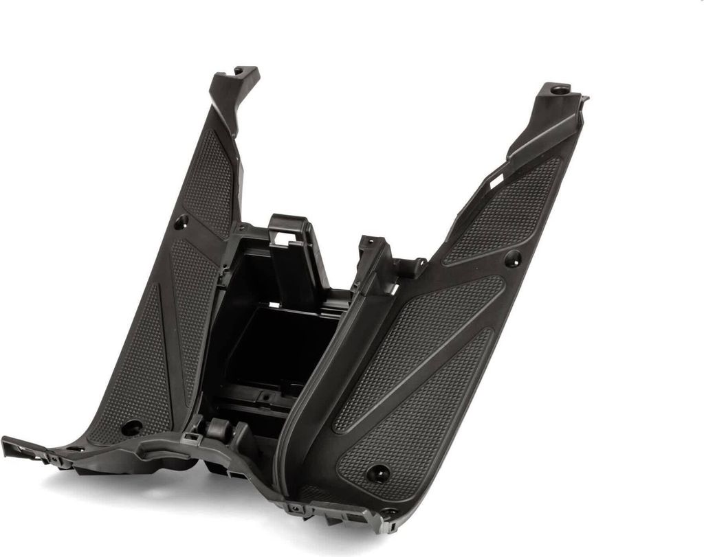 Str8 Schwarze Fußstütze Plattform für MBK NITRO/AEROX