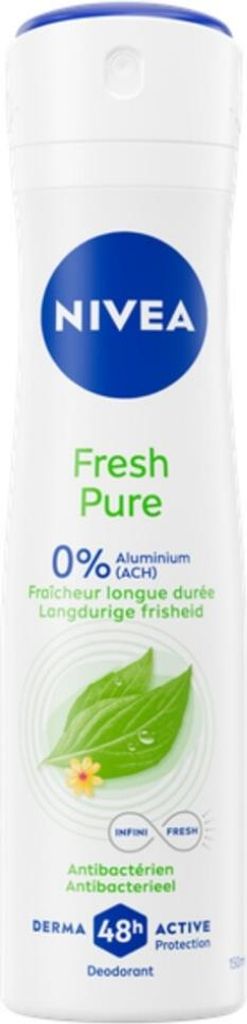 Nivea - Deodorant - Spray - Fresh Pure - Langanhaltende Frische - 150 ml - 1 Stück