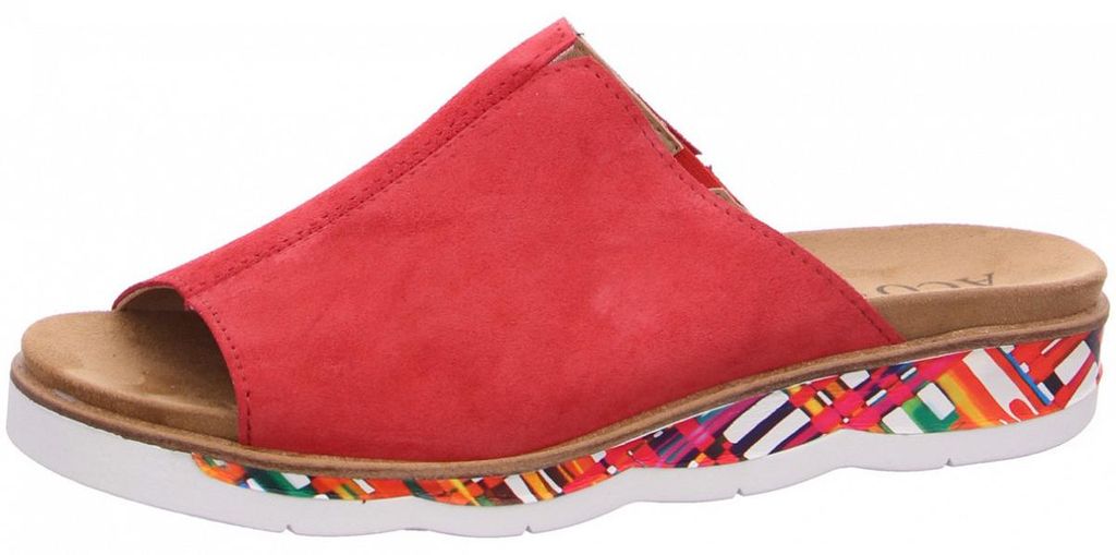 Aco Wave 02 Pantolette Rot in Gr. 39