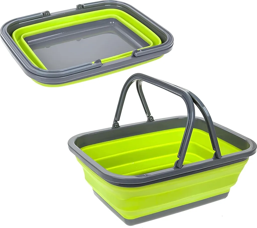 Bassin pliable 9L gain de place : Finissez-en avec l'encombrement !