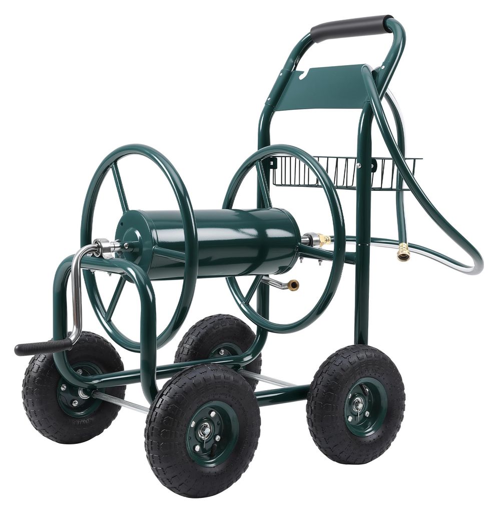 Wiltec Schlauchwagen ohne Schlauch, Schlauchaufroller für Produktbild 