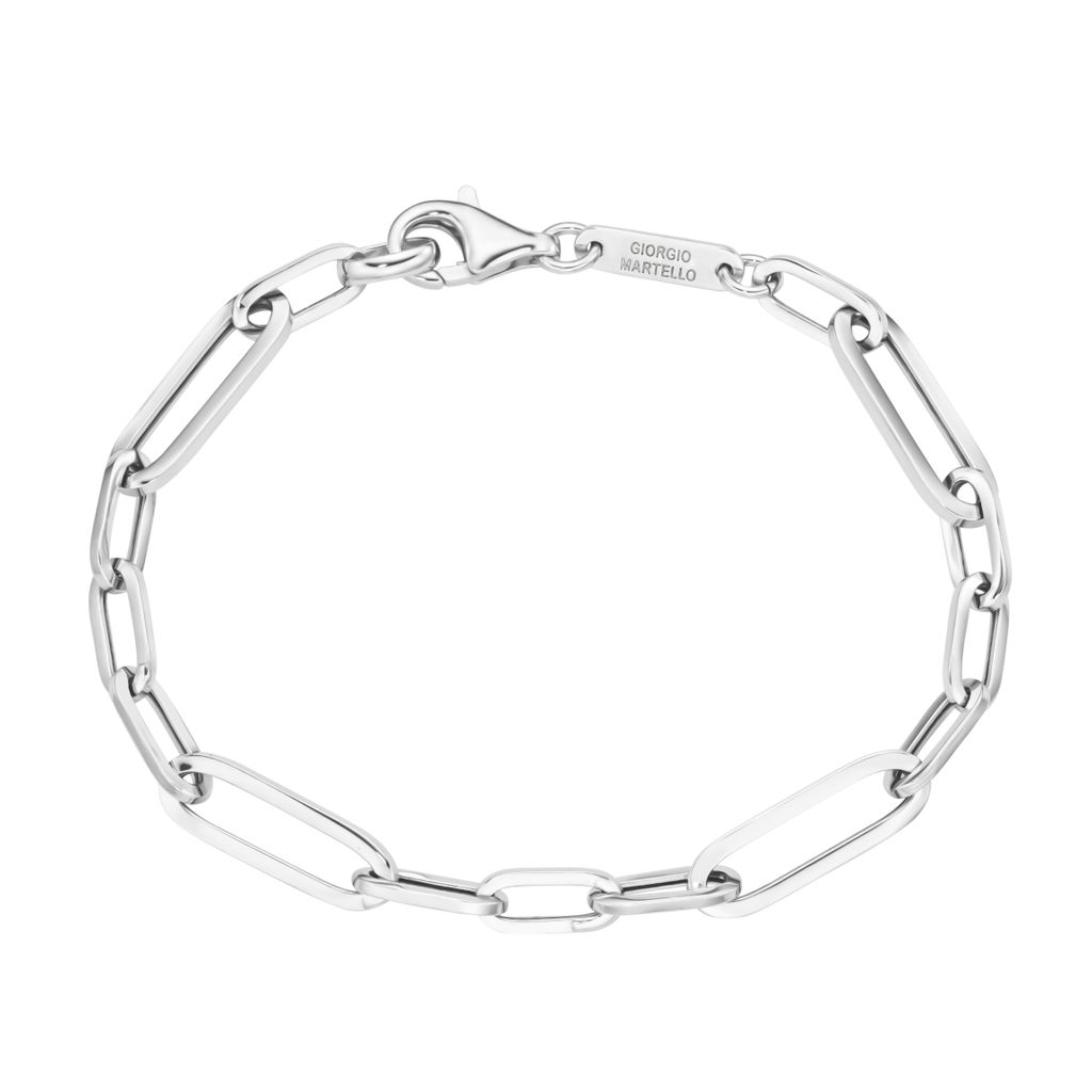 Armband Giorgio Martello Milano Gliederkette 3/1, Silber 925 Silber 19 cm